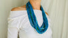 Vintage African Multi Strand Necklace. Ghana. Blues. - Aadya Bazaar