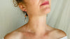 Coral and Sterling Silver Earrings. Cast Hand and Monte Alban Bells. - Aadya Bazaar