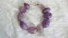 Amethyst & Silver Necklace. Sterling Silver.