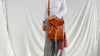 Leather Bag. Adjustable Strap. Zinacantan Tassels