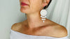 Carved Gourd Earrings. Sterling Silver. Oaxaca, Mexico. Frida Kahlo - Aadya Bazaar