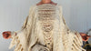 Fringe Poncho. All Cotton. Handwoven. Guerrero, Mexico.