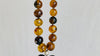 Amber Beaded Necklace, Barro Negro Heart Pendant. Chunky - Aadya Bazaar