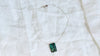 Turquoise Pendant Necklace. Sterling Silver Snake Chain