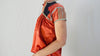 Hand-Embroidered Chamula Satin Blouse. Un - Aadya Bazaar
