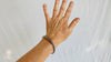 Sapphire & Sterling Silver Bangle. India