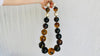 Huge Graduated Amber Round Bead Necklace. Dramatic and Gorgeous! - Aadya Bazaar
