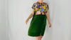 Vintage Guatemala Huipil Dress. Silk Velvet. Chichicastenango.