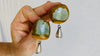 Jasper Earrings. Monte Alban Reproduction Bells. Sterling Silver