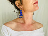 Kuchi Earrings. Glass Inlay - Aadya Bazaar