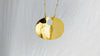 Gold Plated Tribal Pendant. Gold Plated Silver. Columbia Nose Ornament