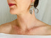 Oaxaca Hand Silver Earrings. La Mano. Mexico. Frida Kahlo - Aadya Bazaar