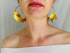 Fulani Gold Earrings. African. Small Hoops