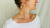 Miao Tribal Earrings. Sterling Silver Hooks - Aadya Bazaar