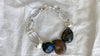 Labradorite, Quartz & Ammolite Necklace.