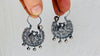 Oaxacan Filigree Hoop Earrings. Birds. Sterling Silver. Mexico. Frida Kahlo. 0372