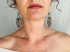 Vintage Uzbek Bukhari Earrings. Silver with Coral. - Aadya Bazaar