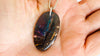 Yowah Opal and Silver Pendant Necklace. Snake Chain