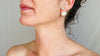 Silver Barbell Earrings. Thailand. 0152 - Aadya Bazaar