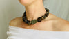 Garnet Crystals & Pyrite Necklace.