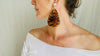 Taxco Sterling & Amber Drop Earrings