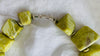 Serpentine Necklace. Large Organic Shapes. Sterling Silver. 0156