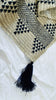 Wool Shawl. Embroidered & Tassels. Mayan. Chamula. Mexico - Aadya Bazaar