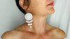 Carved Gourd Earrings. Sterling Silver. Oaxaca, Mexico. Frida Kahlo - Aadya Bazaar