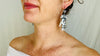 Oaxaca Silver Earrings. La Mano. Hand. Mexico. Frida Kahlo 0213