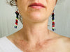 Huichol Beaded Flower Earrings. Mexico. - Aadya Bazaar