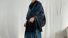Cashmere & Wool Tie Dye Shawl, Wrap, Scarf.