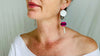 Sterling Silver & Pompom Earrings. Atelier Aadya - Aadya Bazaar