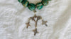 Jade & Yalalag Cross Choker Necklace. Mayan Guatemalito.