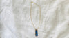 Boulder Opal and Gold Plated Necklace. Snake Chain