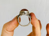 Antique Agate & Silver Ring. India.