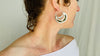 Roman Glass & Silver Earrings. Sterling Silver. Atelier Aadya