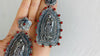 Virgin of Guadalupe Earrings. Sterling Silver. Mexico. Southwest. - Aadya Bazaar