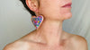 Alebrije Heart Earrings. Sterling Silver. Atelier Aadya. 0434 - Aadya Bazaar