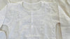 White Embroidered Indian Blouse. Chikankari Embroidery. Medium