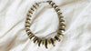 Tuareg Graduated Silver & Wood Necklace. - Aadya Bazaar