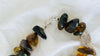 Long Amber & Silver Necklace. Chunky. Southwest Style.
