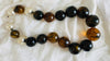 Huge Graduated Amber Round Bead Necklace. Dramatic and Gorgeous! - Aadya Bazaar
