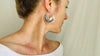 Black Pearl & Silver Earrings. Sterling Silver. Atelier Aadya