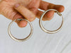 Antique Hmong SIlver Tribal Earrings. Hoops. Northern Vietnam. Gauged Earrings. - Aadya Bazaar