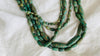 Guatemalita Jade Multistrand Necklace. Sterling Silver. - Aadya Bazaar