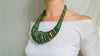 Guatemalita Jade Necklace. Graduated Disks Necklace. Guatemalan.