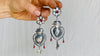 Sacred Heart Silver Earrings. Oaxaca . Mexico. Frida Kahlo - Aadya Bazaar