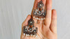 Vintage Oaxacan Filigree Earrings. Sterling Silver & Pearl. Mexico. Frida Kahlo