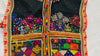 Vintage Rabari Wool Shawl & Throw. Mirror Work. Embroidered 0010 - Aadya Bazaar