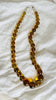 Long Graduated Amber Baroque Necklace. Graduated Sphere. Mexican Amber. - Aadya Bazaar